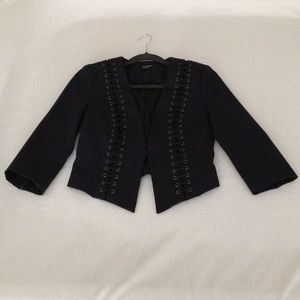 bebe black blazer Size 4